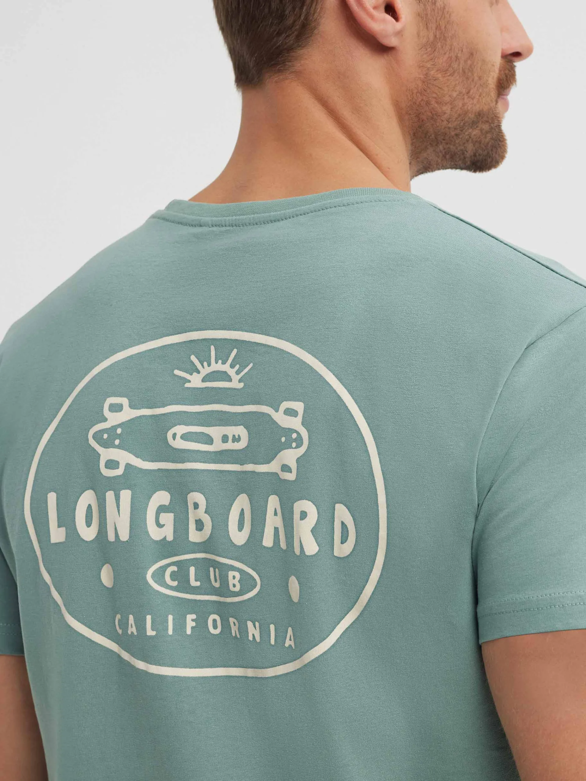 Camisetas-Alvaro Moreno CAMISETA LONGBOARD Verde
