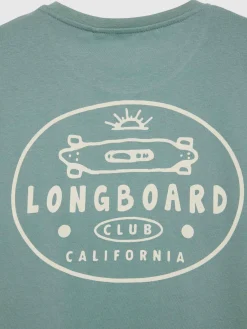 Camisetas-Alvaro Moreno CAMISETA LONGBOARD Verde