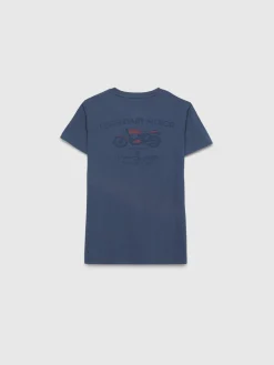 Camisetas-Alvaro Moreno CAMISETA MOTOR KIDS Azul