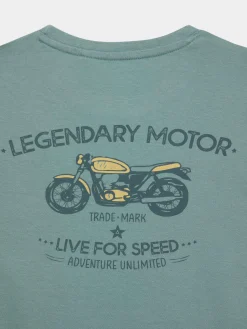 Camisetas-Alvaro Moreno CAMISETA MOTOR KIDS Verde