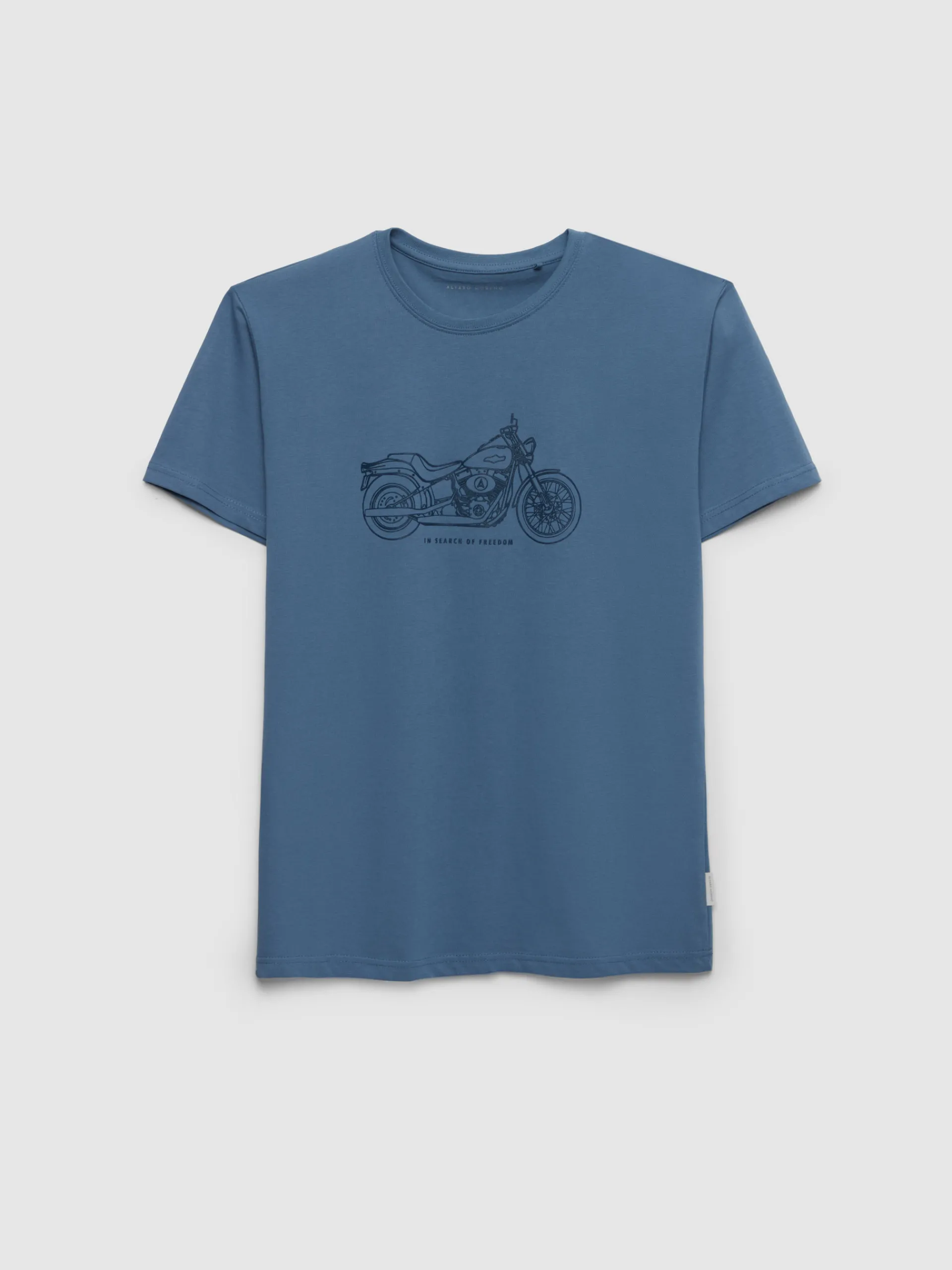 Camisetas-Alvaro Moreno CAMISETA MOTORCYCLE Azul