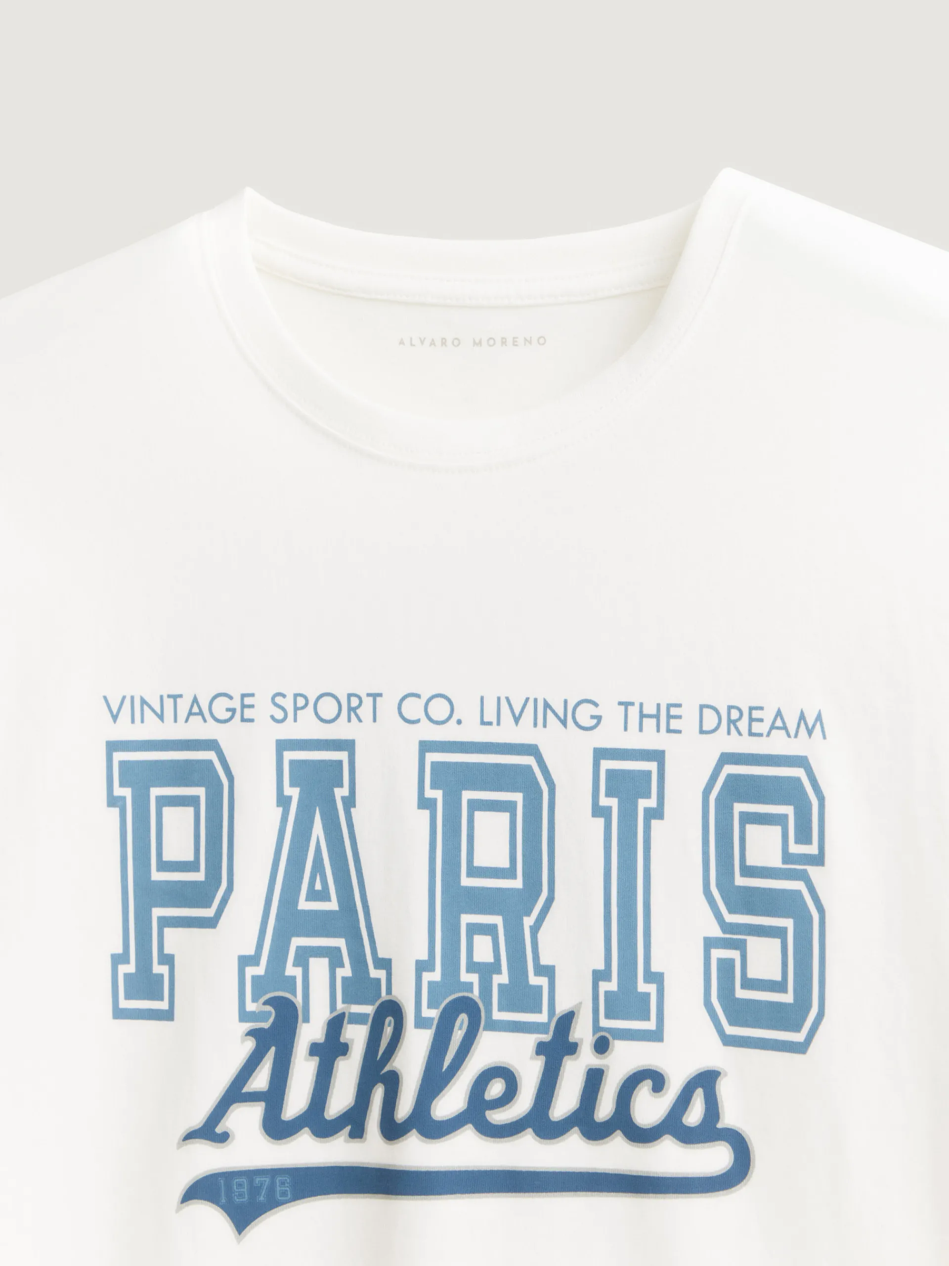 Camisetas-Alvaro Moreno CAMISETA PARIS Blanco