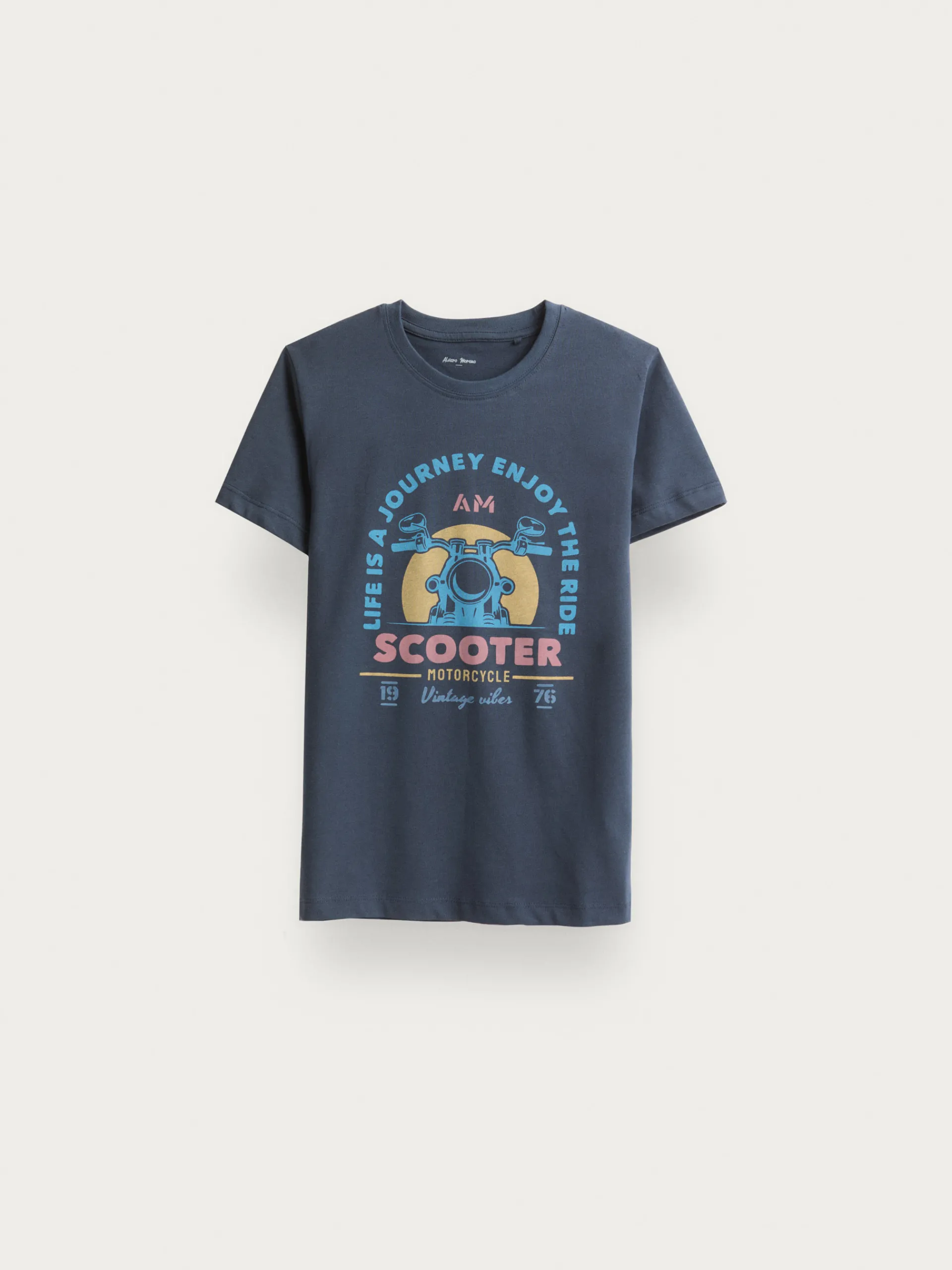 Camisetas-Alvaro Moreno CAMISETA SCOOTER KIDS Azul Marino