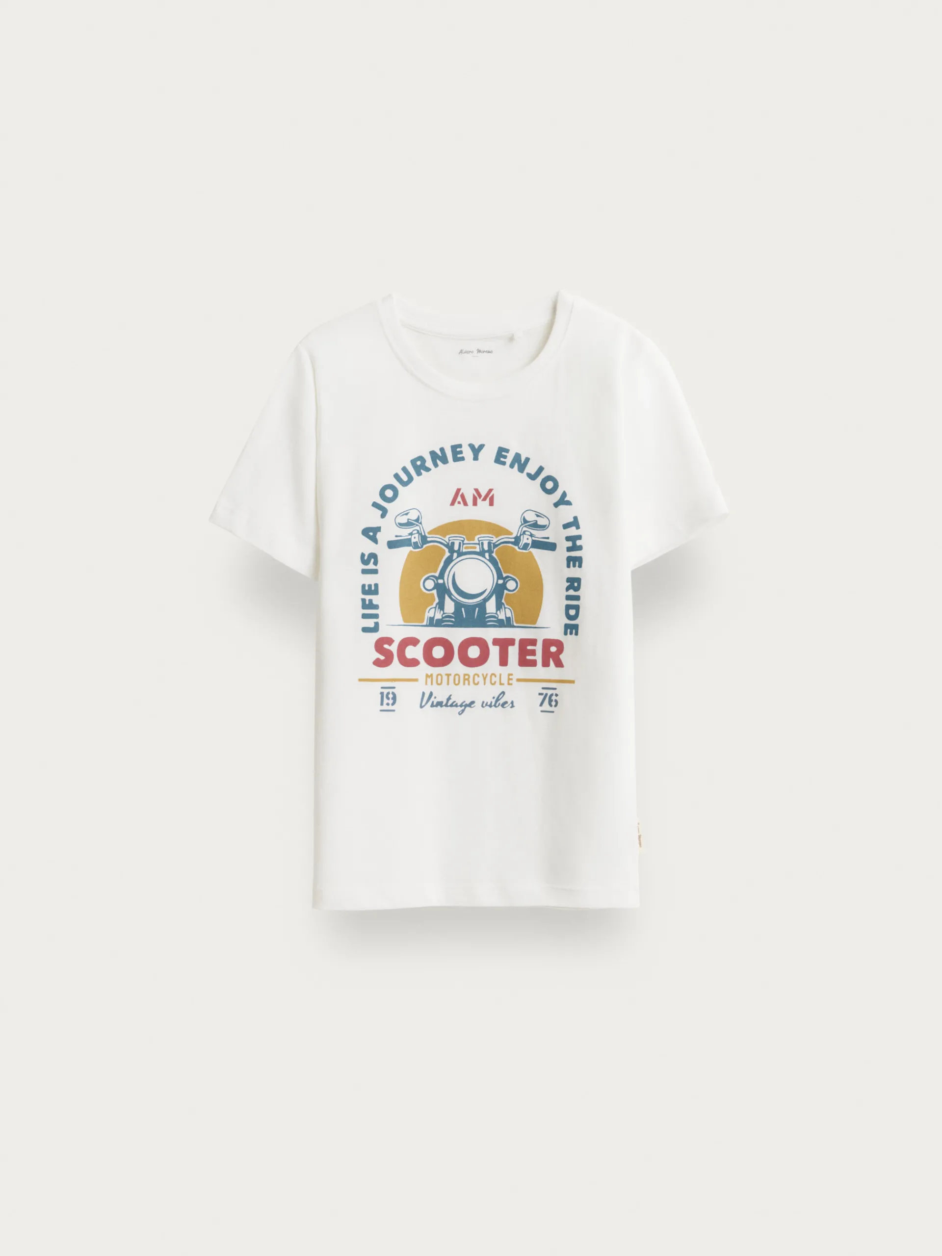 Camisetas-Alvaro Moreno CAMISETA SCOOTER KIDS Blanco