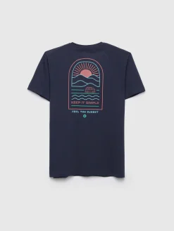 Camisetas-Alvaro Moreno CAMISETA SUNSET Azul Marino