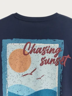 Camisetas-Alvaro Moreno CAMISETA SUNSET Azul Marino