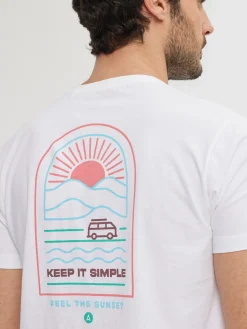 Camisetas-Alvaro Moreno CAMISETA SUNSET Blanco