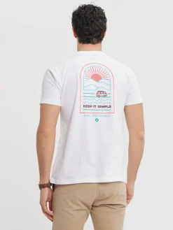 Camisetas-Alvaro Moreno CAMISETA SUNSET Blanco