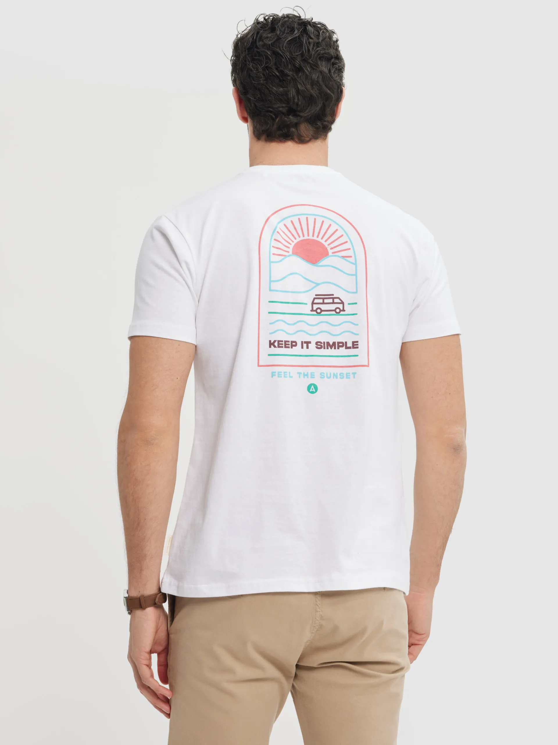 Camisetas-Alvaro Moreno CAMISETA SUNSET Blanco