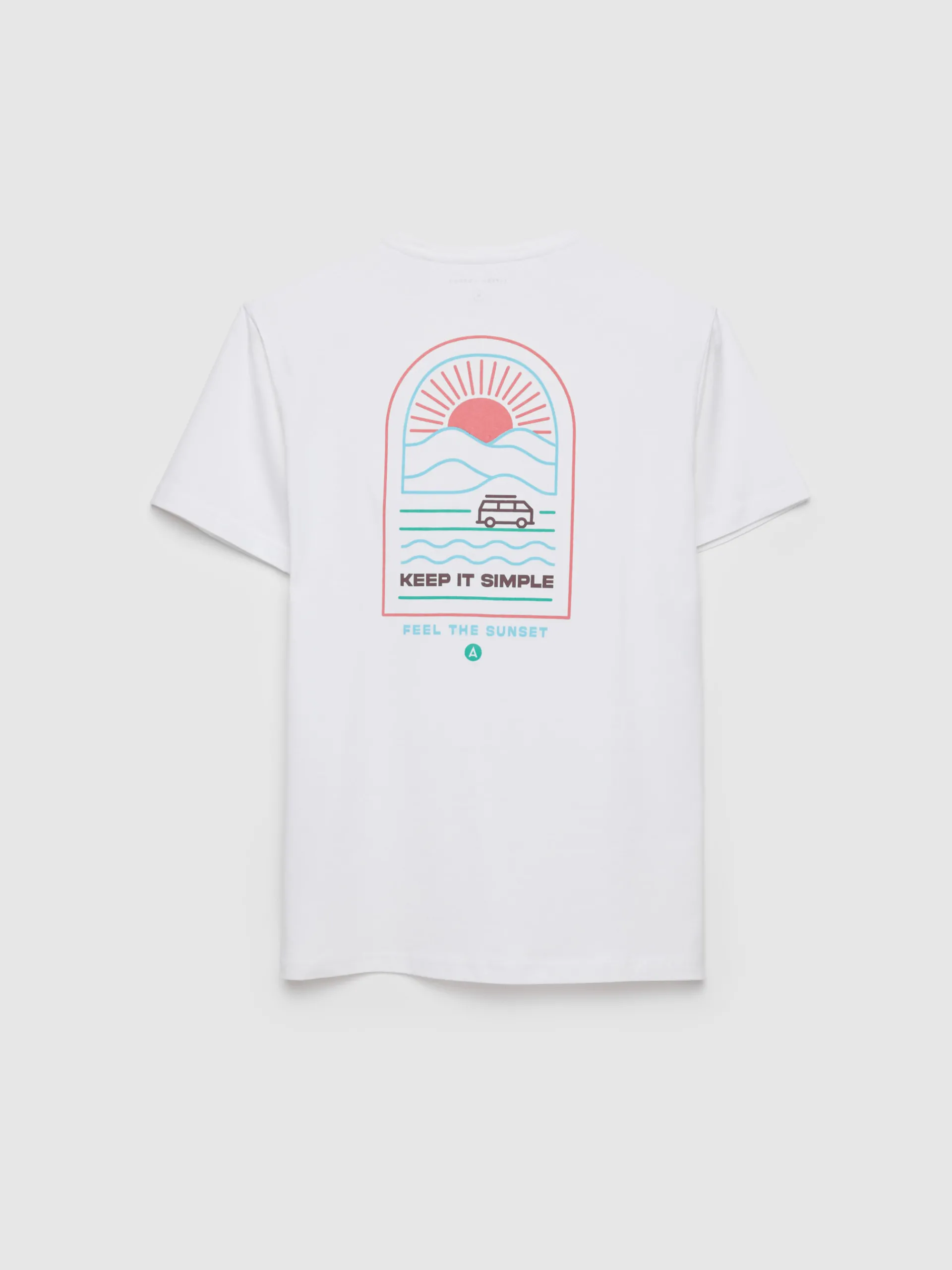 Camisetas-Alvaro Moreno CAMISETA SUNSET Blanco