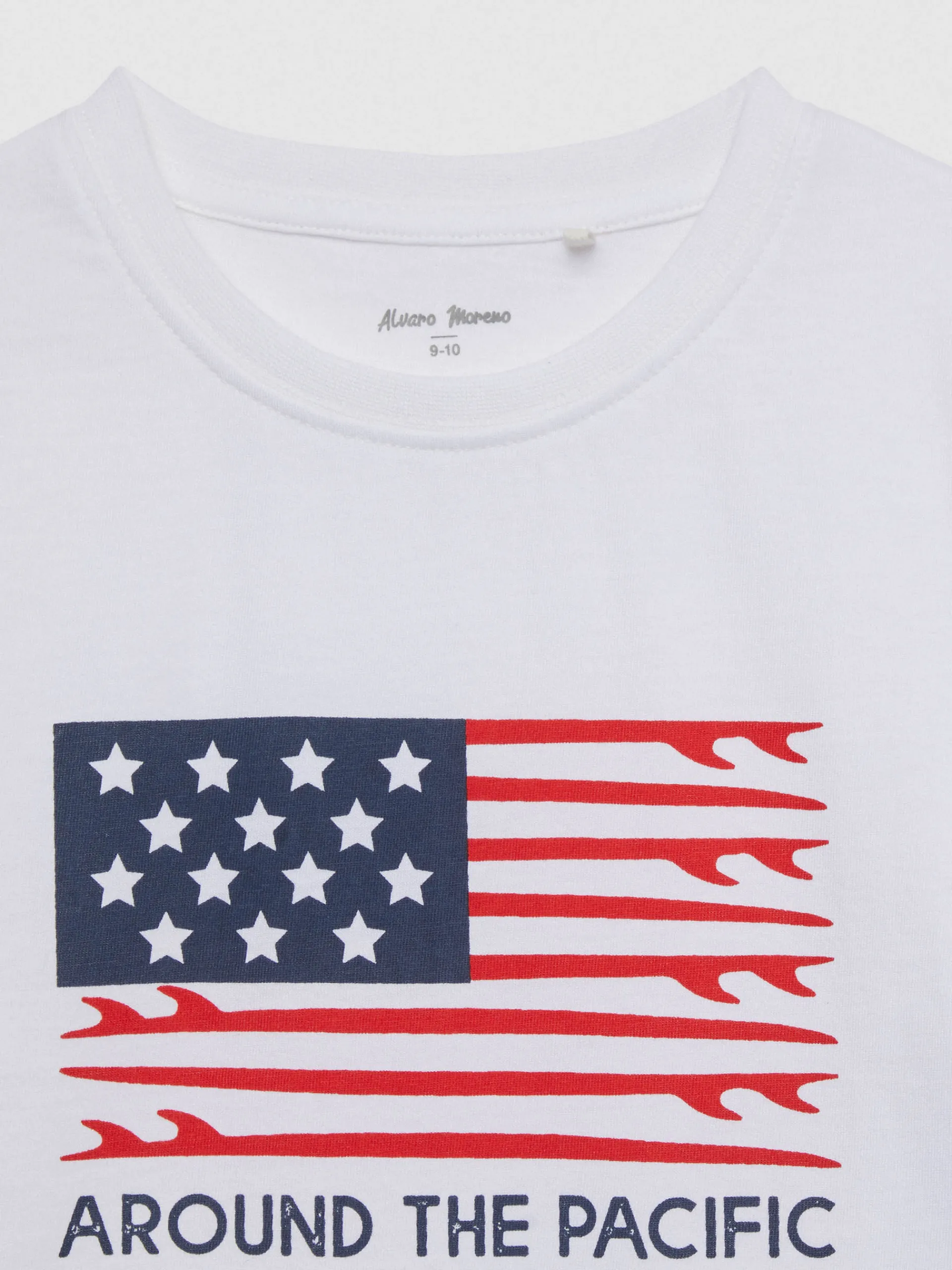 Camisetas-Alvaro Moreno CAMISETA USA KIDS Blanco