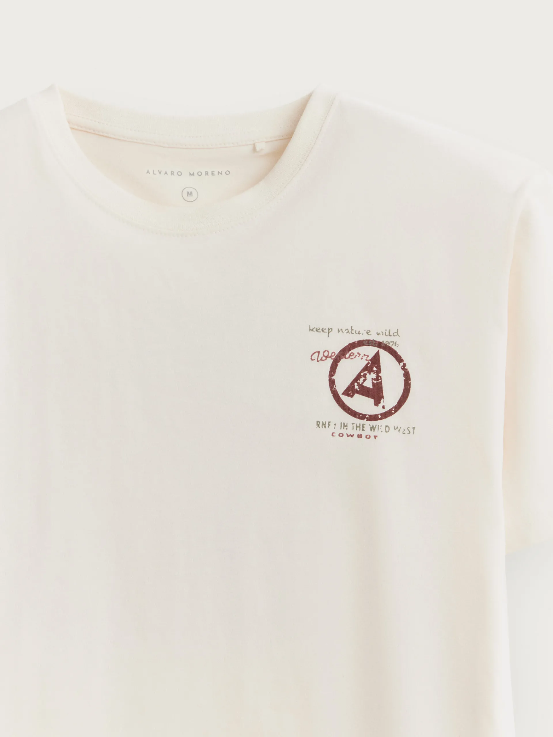 Camisetas-Alvaro Moreno CAMISETA WESTERN Blanco