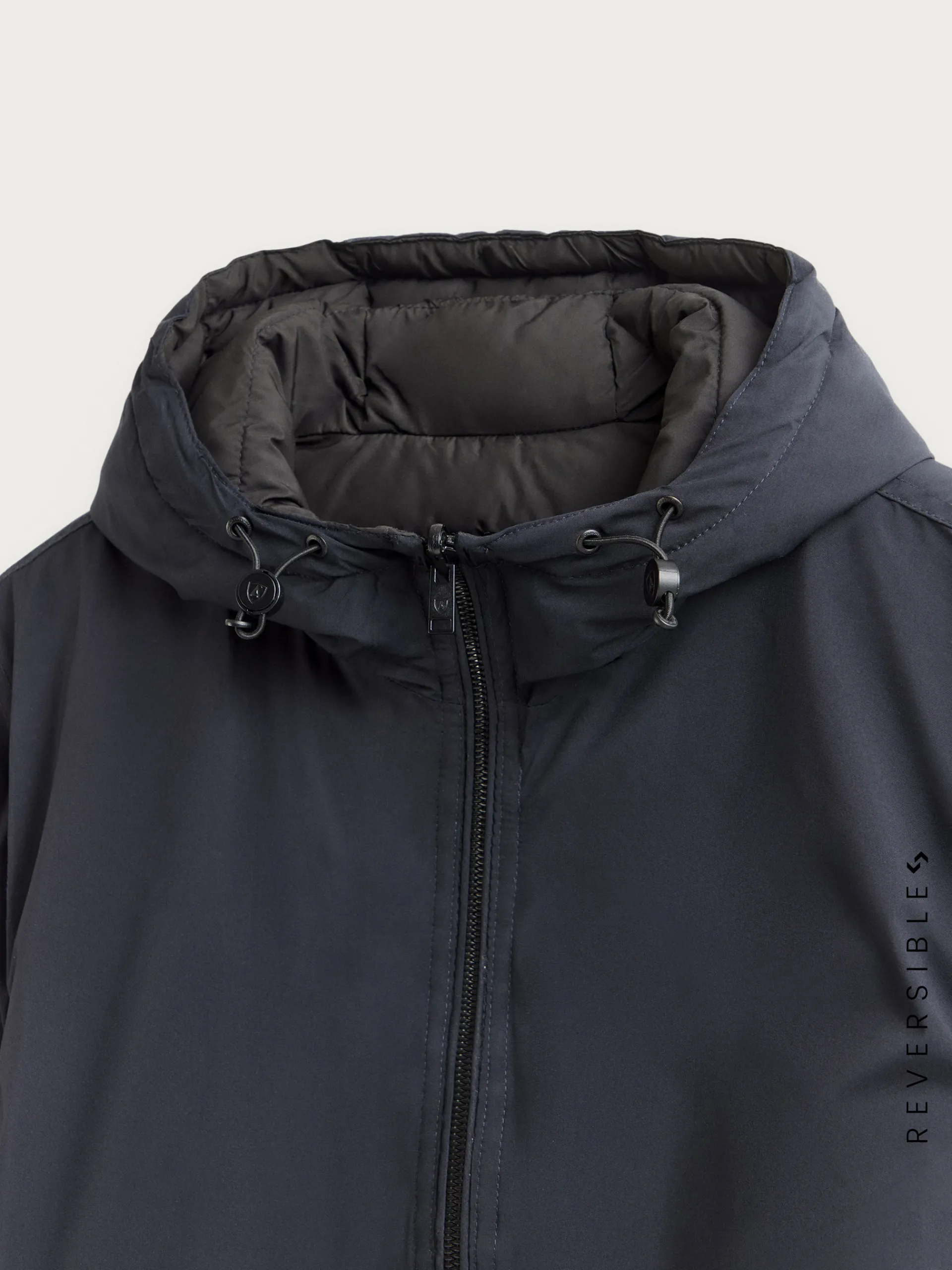 Cazadoras Y Parkas-Alvaro Moreno CAZADORA RATCHED REVERSIBLE | MARRÓN Azul Marino