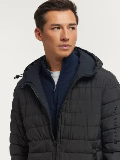 Cazadoras Y Parkas-Alvaro Moreno CAZADORA RATCHED REVERSIBLE | MARRÓN Azul Marino