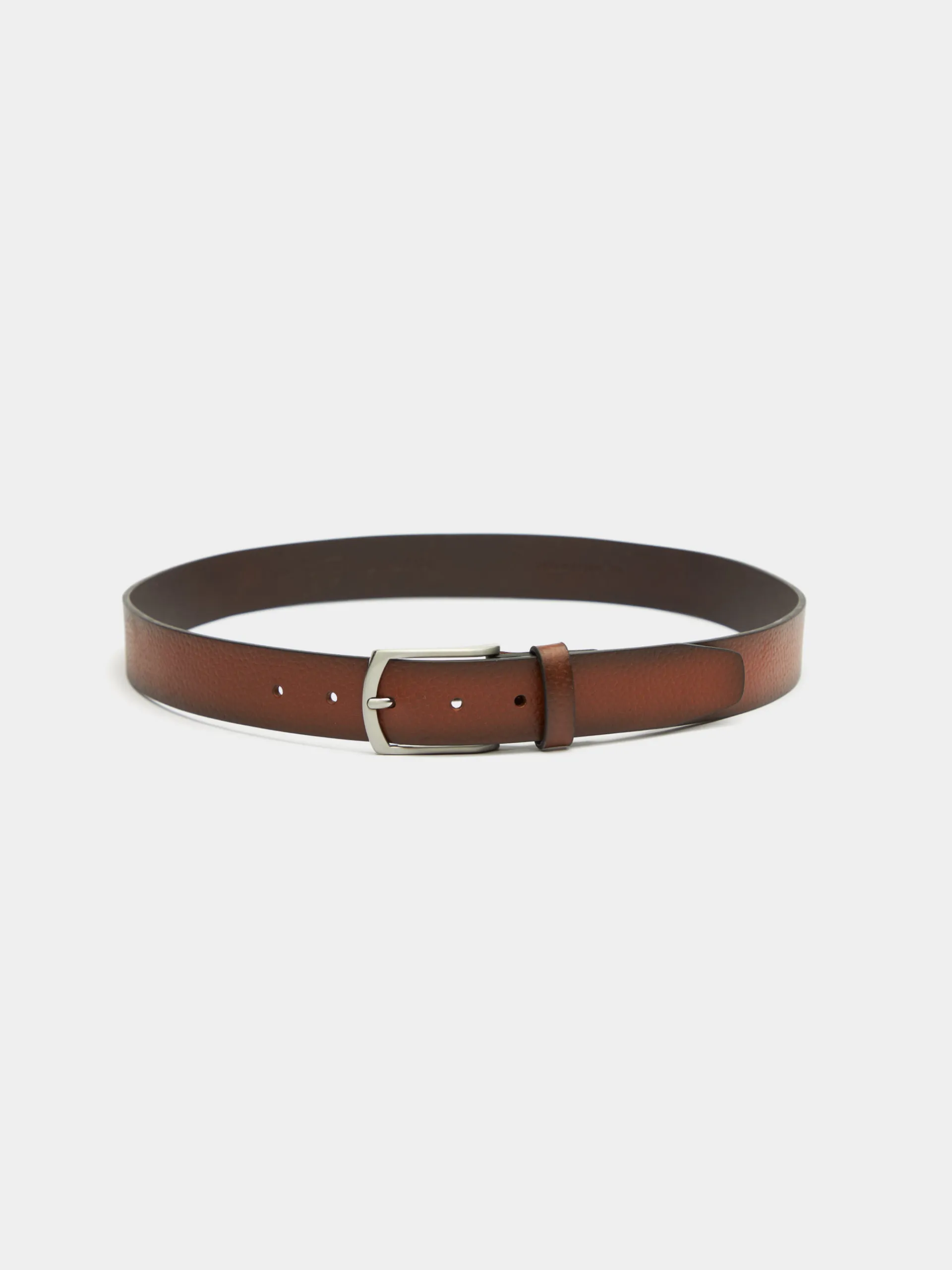 Cinturones-Alvaro Moreno CINTURON PIEL ROUGH Camel