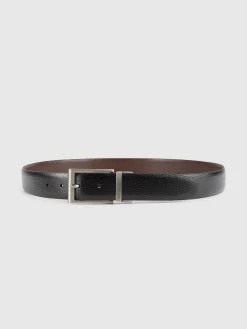 Cinturones-Alvaro Moreno CINTURON REVERSIBLE ROUGH Negro