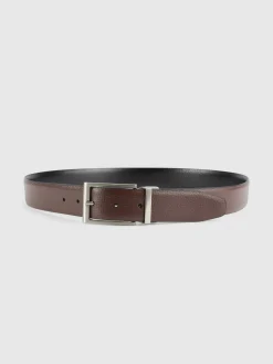 Cinturones-Alvaro Moreno CINTURON REVERSIBLE ROUGH Negro