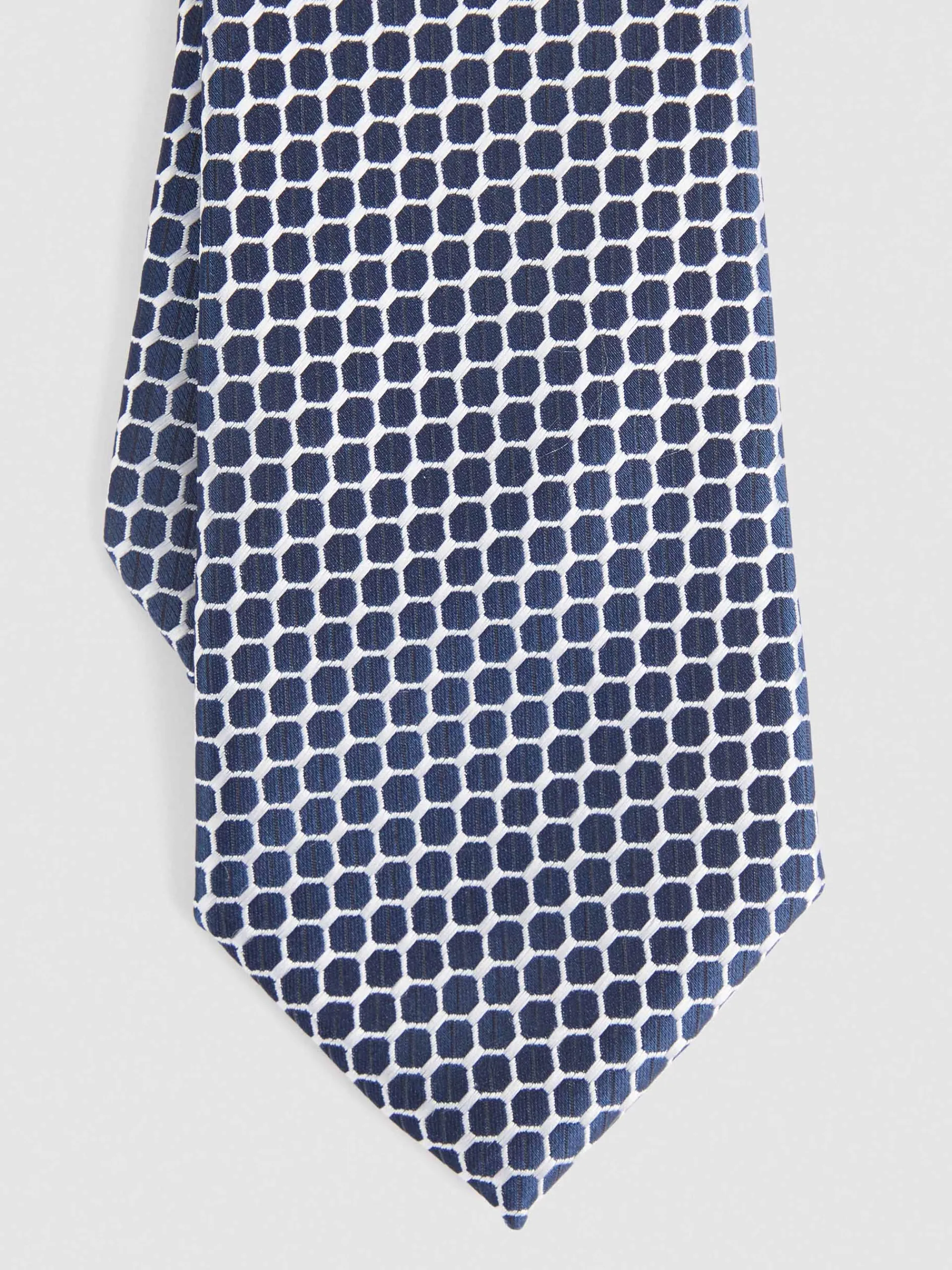 Corbatas|Corbatas-Alvaro Moreno CORBATA JACQUARD Azul Marino
