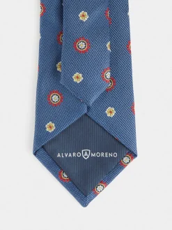 Corbatas|Corbatas-Alvaro Moreno CORBATA JACQUARD MF Azul