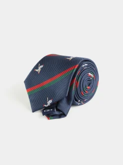 Corbatas|Corbatas-Alvaro Moreno CORBATA JACQUARD MF Azul Marino