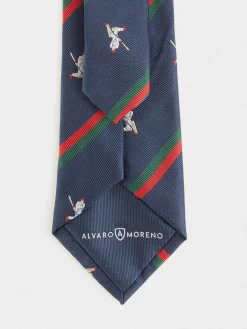 Corbatas|Corbatas-Alvaro Moreno CORBATA JACQUARD MF Azul Marino