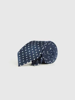 Corbatas|Corbatas-Alvaro Moreno CORBATA JACQUARD MF Azul Marino