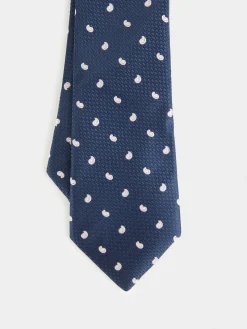 Corbatas|Corbatas-Alvaro Moreno CORBATA JACQUARD MF Azul Marino