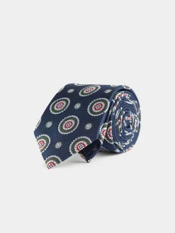 Corbatas|Corbatas-Alvaro Moreno CORBATA JACQUARD MF Azul Marino