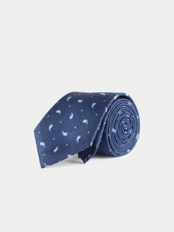 Corbatas|Corbatas-Alvaro Moreno CORBATA JACQUARD MF Azul Marino