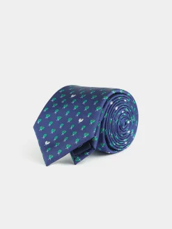 Corbatas|Corbatas-Alvaro Moreno CORBATA JACQUARD MF Azul Marino