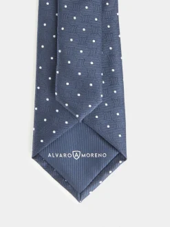 Corbatas|Corbatas-Alvaro Moreno CORBATA JACQUARD MF Azul Marino