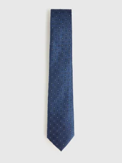 Corbatas|Corbatas-Alvaro Moreno CORBATA JACQUARD MF Azul Marino