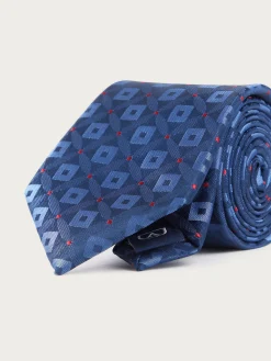 Corbatas|Corbatas-Alvaro Moreno CORBATA JACQUARD MF Azul Marino