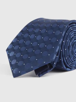 Corbatas|Corbatas-Alvaro Moreno CORBATA JACQUARD MF Azul Marino