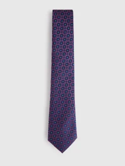 Corbatas|Corbatas-Alvaro Moreno CORBATA JACQUARD MF Azul Marino