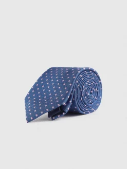Corbatas|Corbatas-Alvaro Moreno CORBATA JACQUARD MF Azul Marino