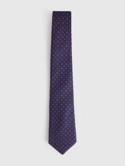 Corbatas|Corbatas-Alvaro Moreno CORBATA JACQUARD MF Azul Marino