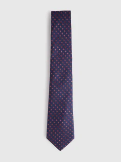 Corbatas|Corbatas-Alvaro Moreno CORBATA JACQUARD MF Azul Marino
