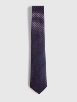 Corbatas|Corbatas-Alvaro Moreno CORBATA JACQUARD MF Azul Marino