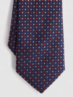 Corbatas|Corbatas-Alvaro Moreno CORBATA JACQUARD MF Azul Marino
