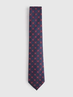 Corbatas|Corbatas-Alvaro Moreno CORBATA JACQUARD MF Azul Marino