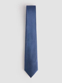 Corbatas|Corbatas-Alvaro Moreno CORBATA JACQUARD MF Azul Marino