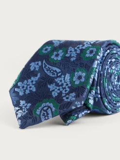 Corbatas|Corbatas-Alvaro Moreno CORBATA JACQUARD MF Azul Marino