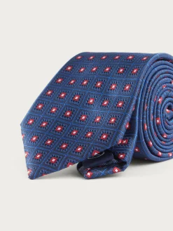 Corbatas|Corbatas-Alvaro Moreno CORBATA JACQUARD MF Azul Marino