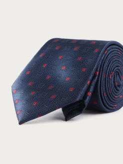 Corbatas|Corbatas-Alvaro Moreno CORBATA JACQUARD MF Azul Marino