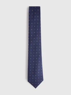 Corbatas|Corbatas-Alvaro Moreno CORBATA JACQUARD MF Azul Marino