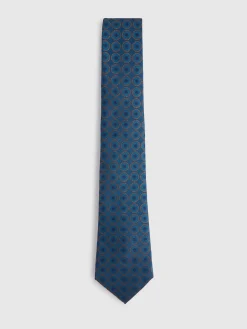 Corbatas|Corbatas-Alvaro Moreno CORBATA JACQUARD MF Azul Marino