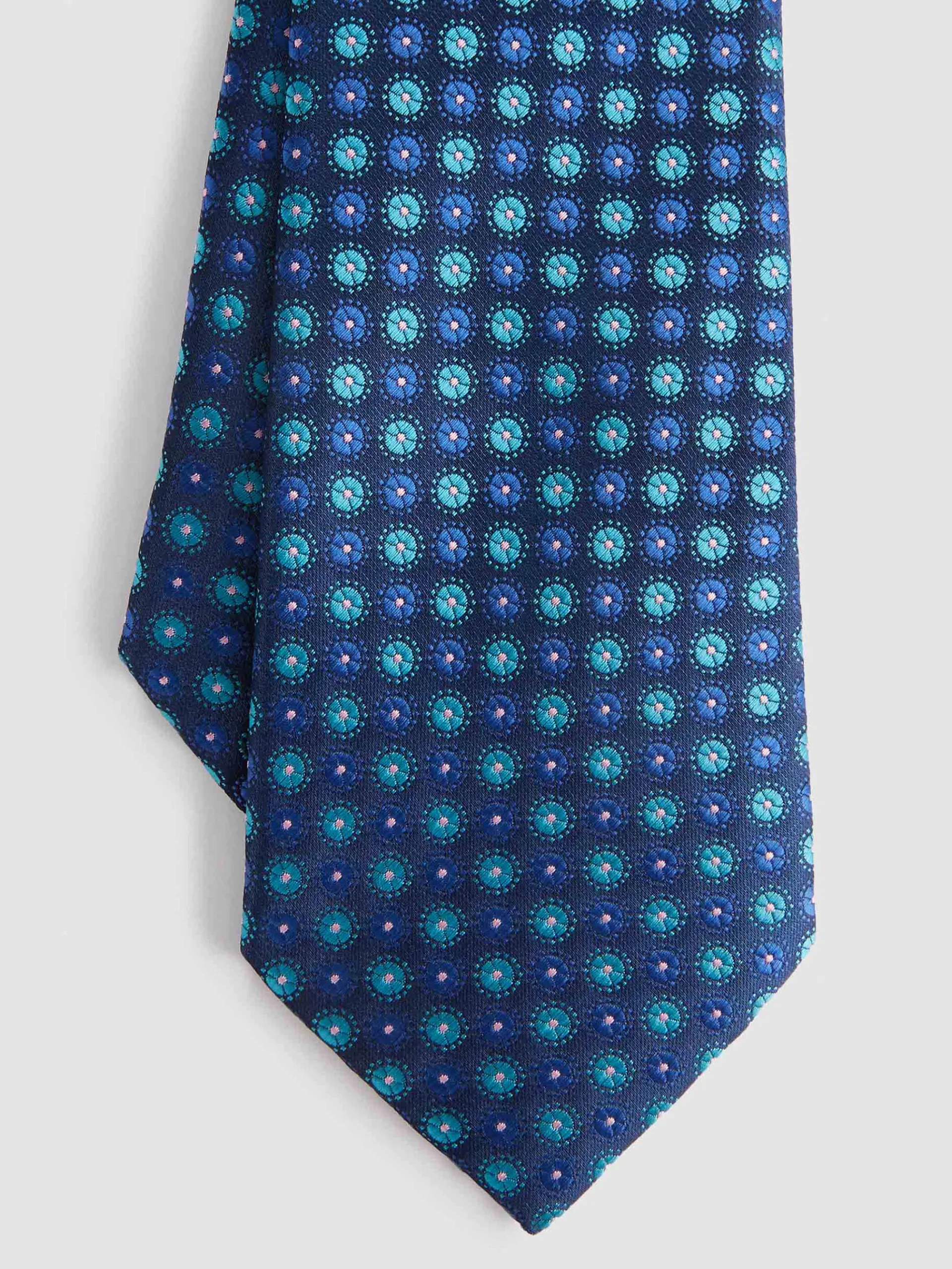 Corbatas|Corbatas-Alvaro Moreno CORBATA JACQUARD MF Azul Marino