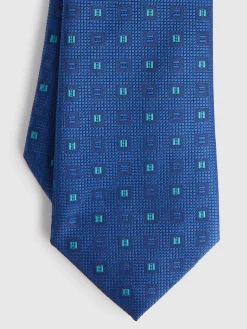 Corbatas|Corbatas-Alvaro Moreno CORBATA JACQUARD MF Azul Marino