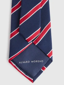 Corbatas|Corbatas-Alvaro Moreno CORBATA JACQUARD MF Azul Marino